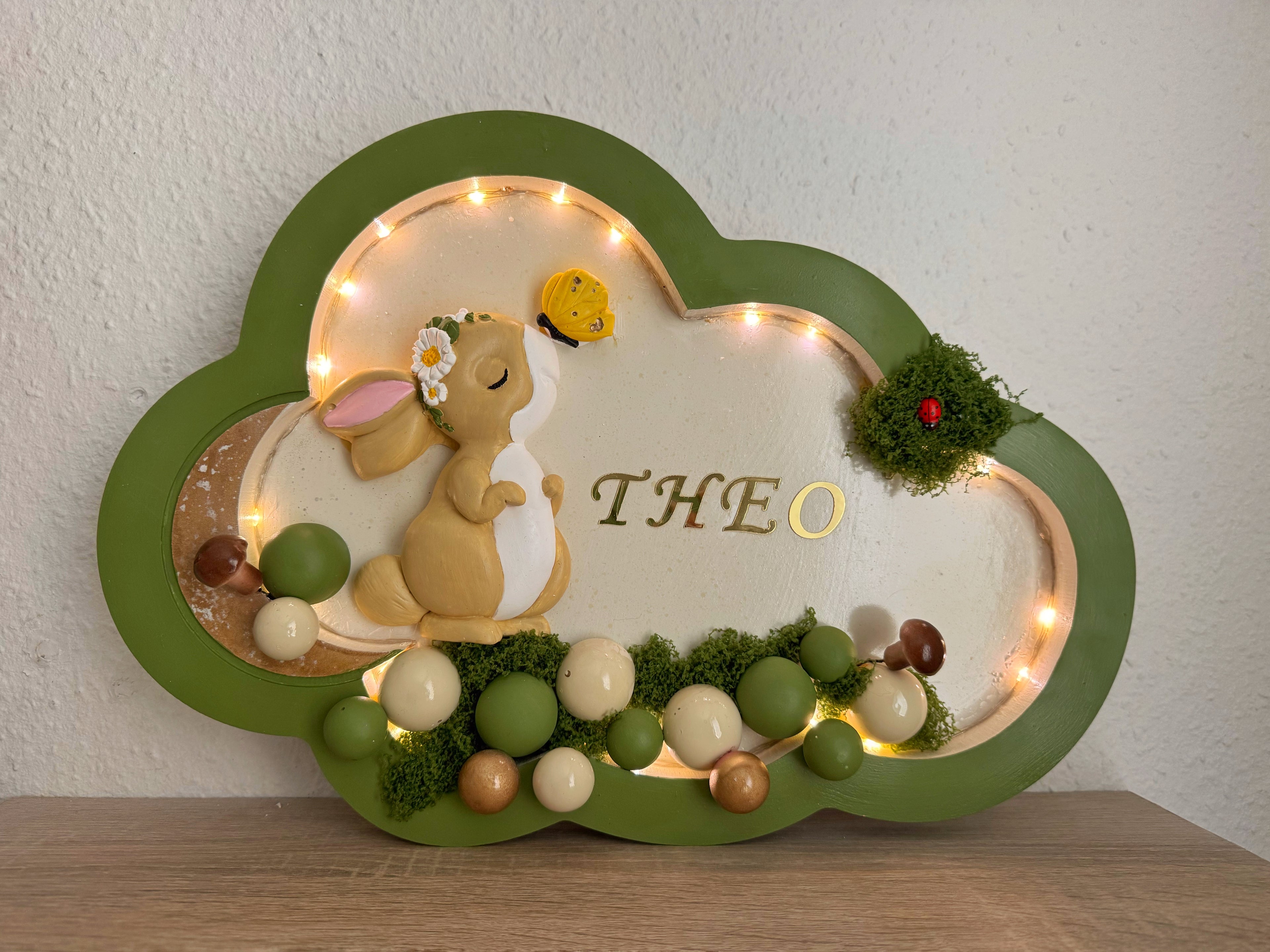 Sky &amp; Månelampe – Kanin - Natur